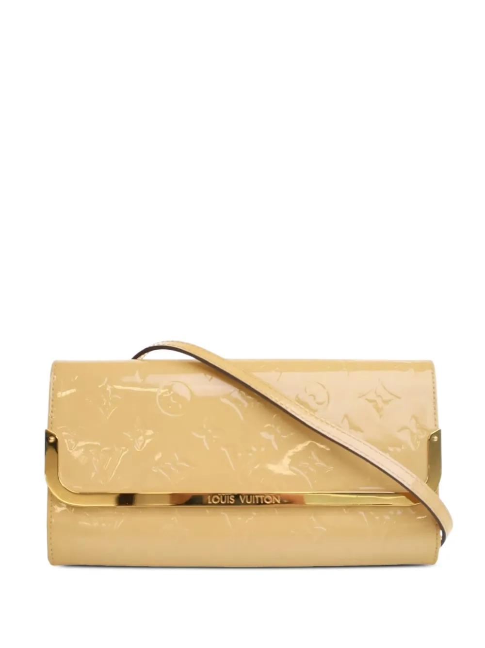 Louis Vuitton Pre-Owned 2000-2010 モノグラム ヴェルニ ロスモア MM ショルダーバッグ - イエロー Louis Vuitton Pre-Owned 2000-2010 モノグラム ヴェルニ ロスモア MM ショルダーバッグ - イエロー