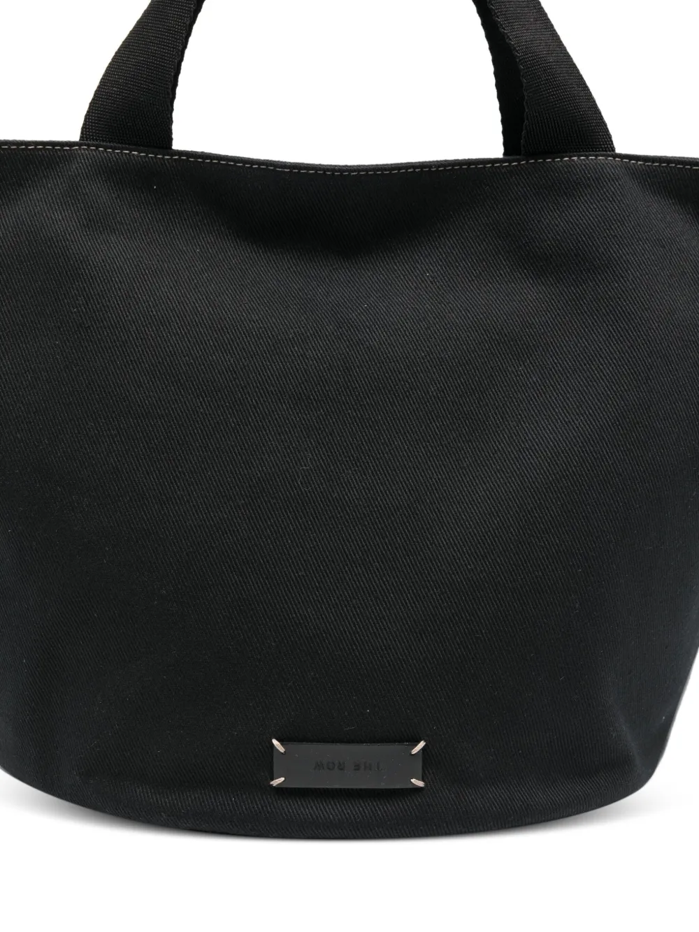 The Row Double-handle Shoulder Bag In Black