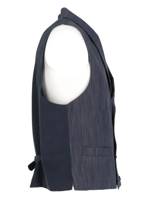 Romeo Gigli Pre-Owned chaleco con doble botonadura 1996