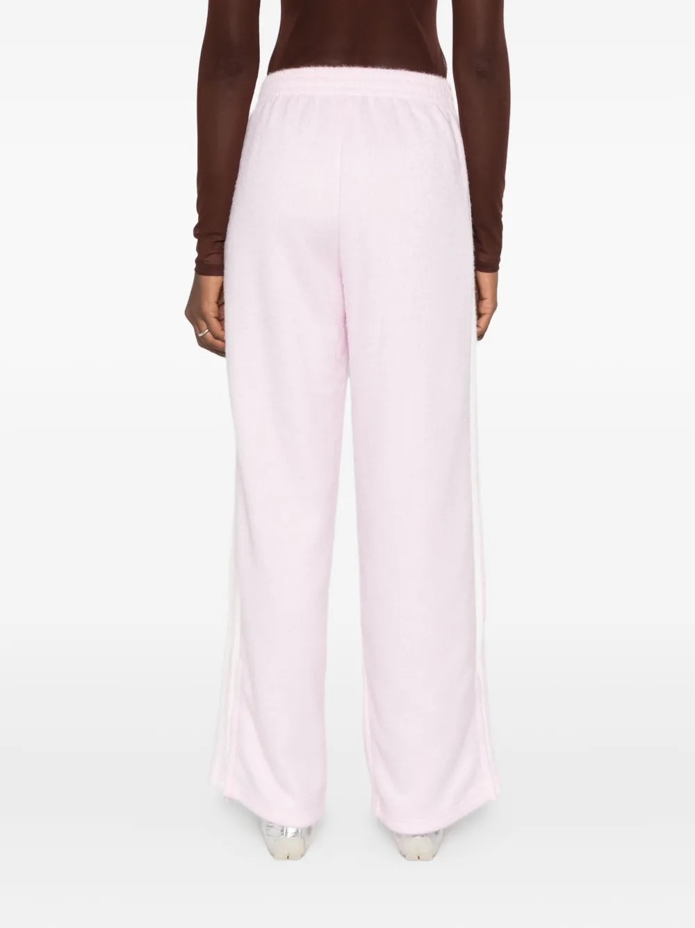 Adidas Originals Stripe Detail Trousers In Pink