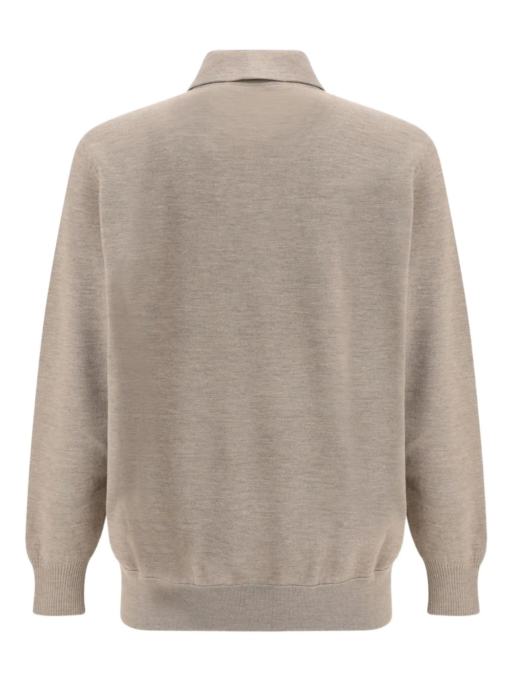 Loro Piana long-sleeve polo shirt - Beige