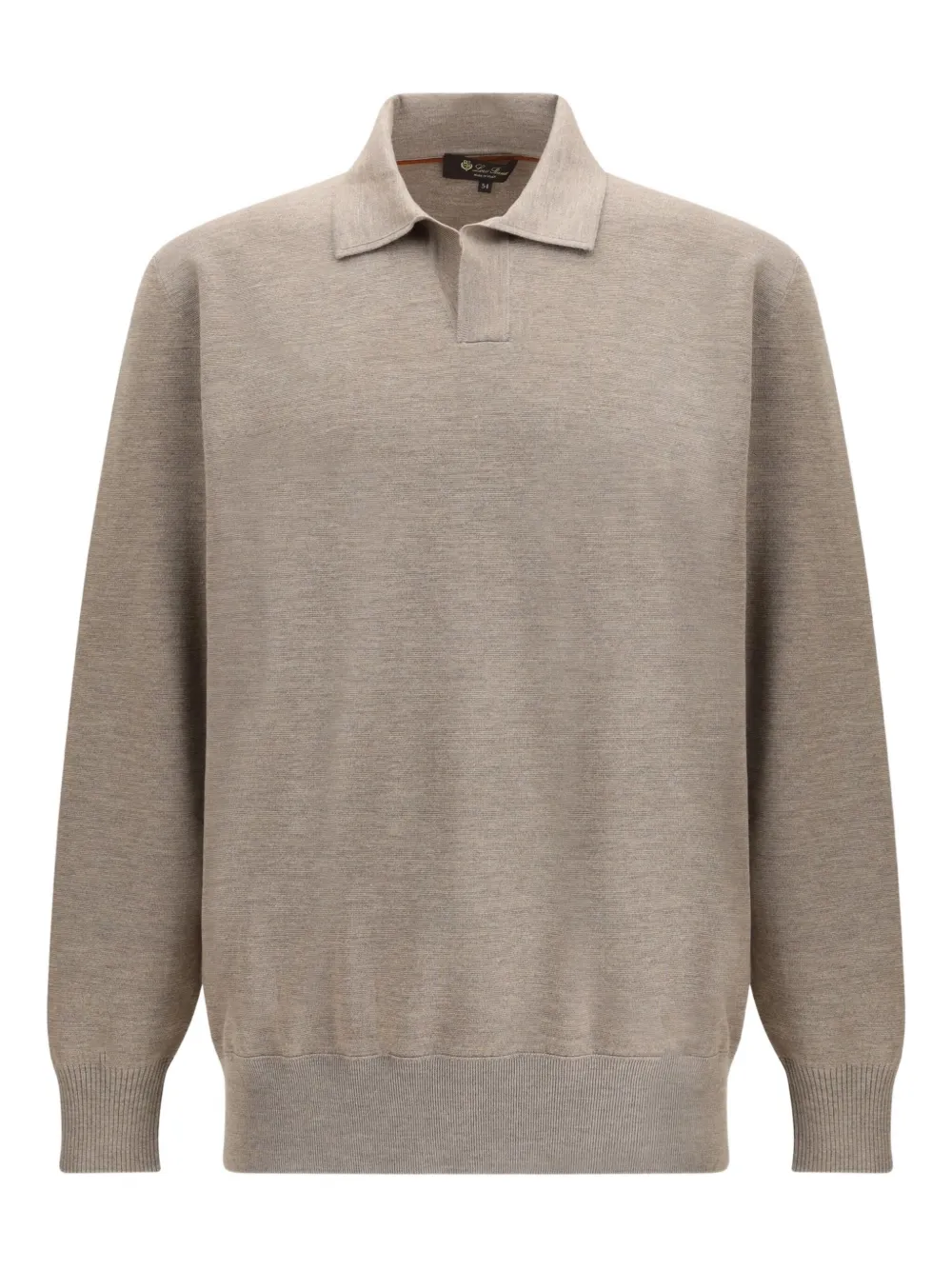 Loro Piana long-sleeve polo shirt - Toni neutri