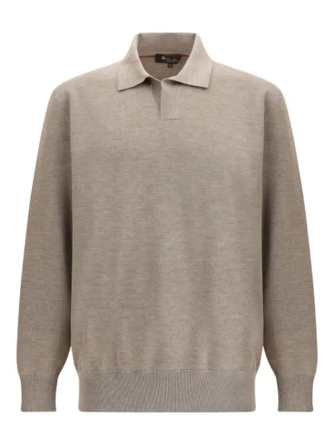 Loro Piana long-sleeve polo shirt