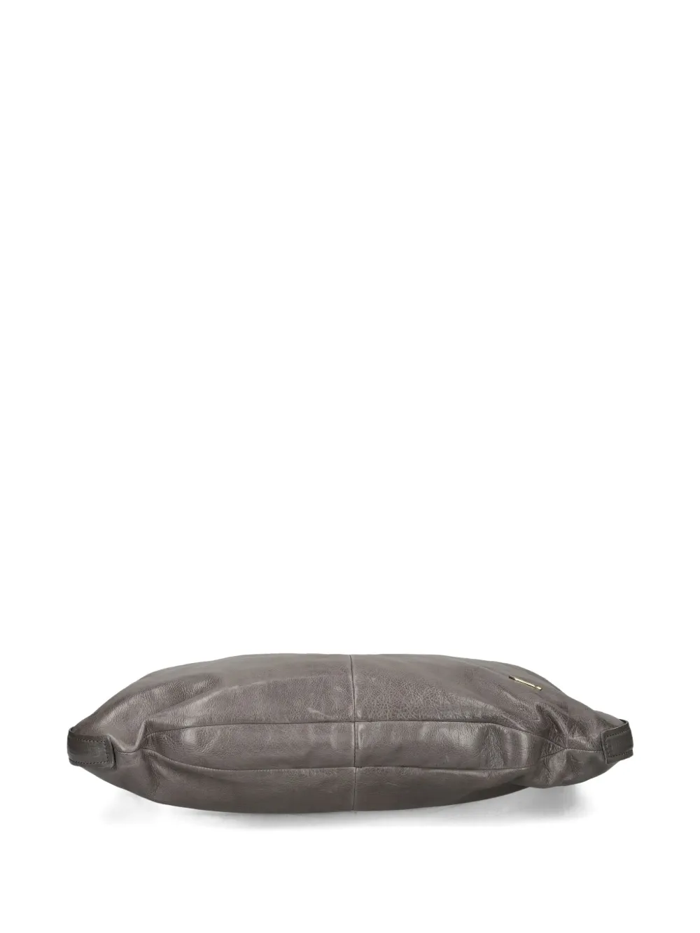 As98 Chain-detail Leather Shoulder Bag In Gray