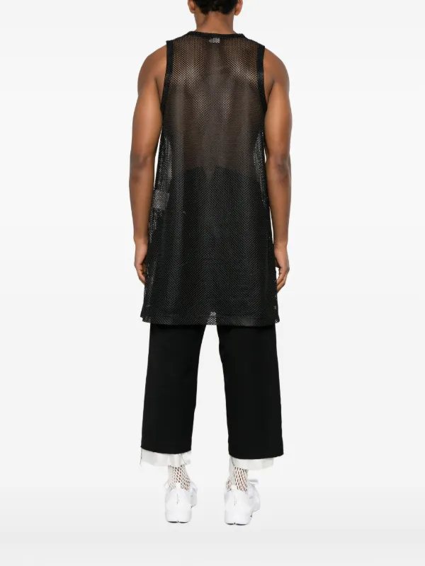 Comme Des Garçons Homme Plus ラッフル タンクトップ | ブラック