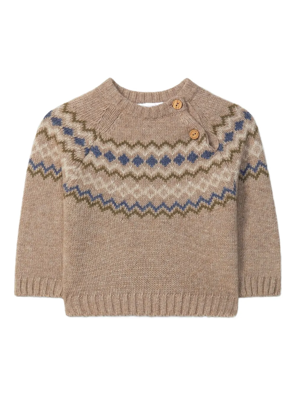 LARANJINHA long-sleeve sweater | Neutrals | Image 1