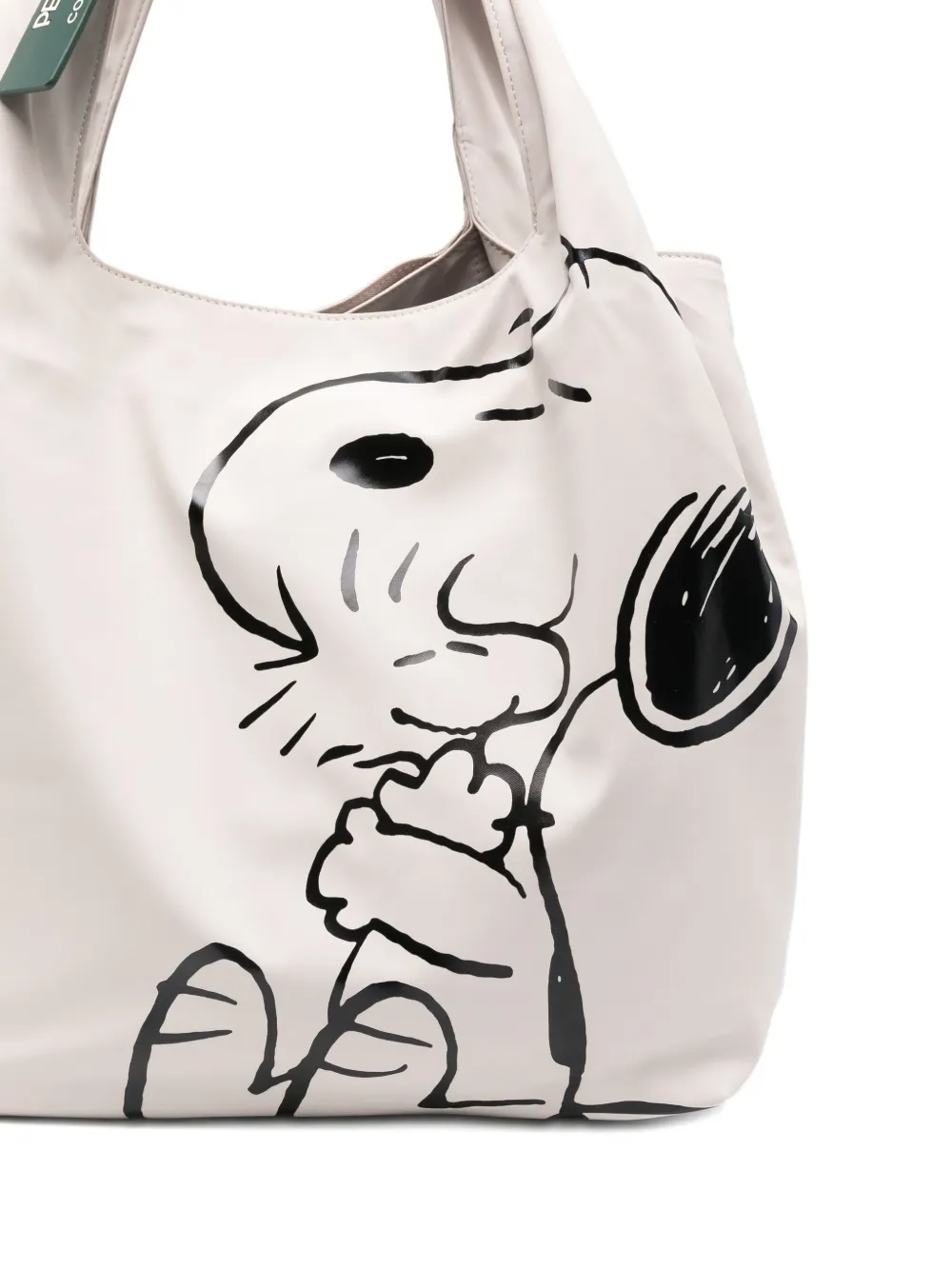 Coccinelle X Peanuts Nº10 Graphic-print Shoulder Bag In Neutral