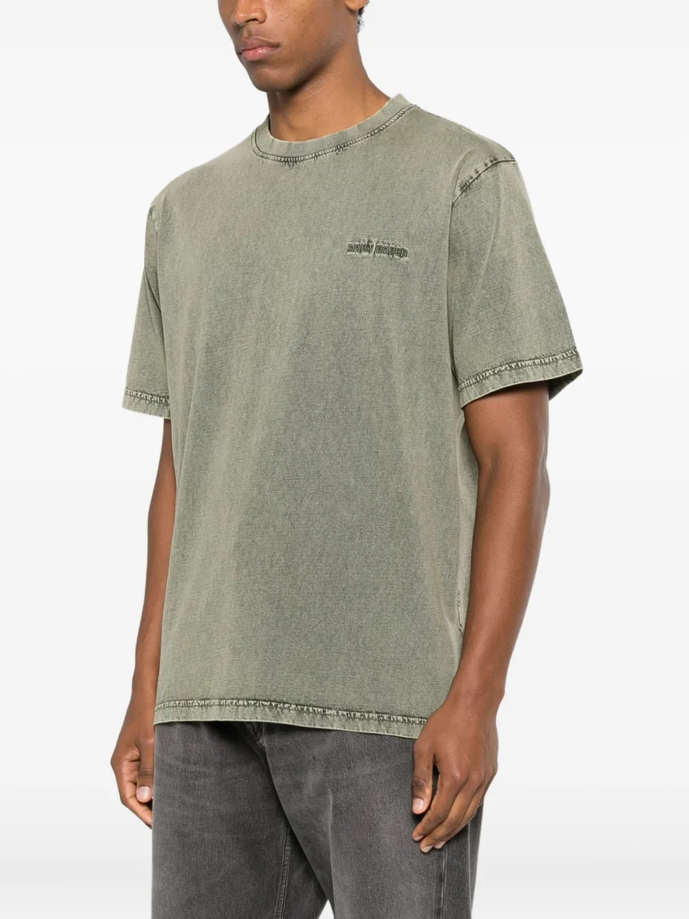 Daily Paper Rosin T-shirt met borduurwerk Groen