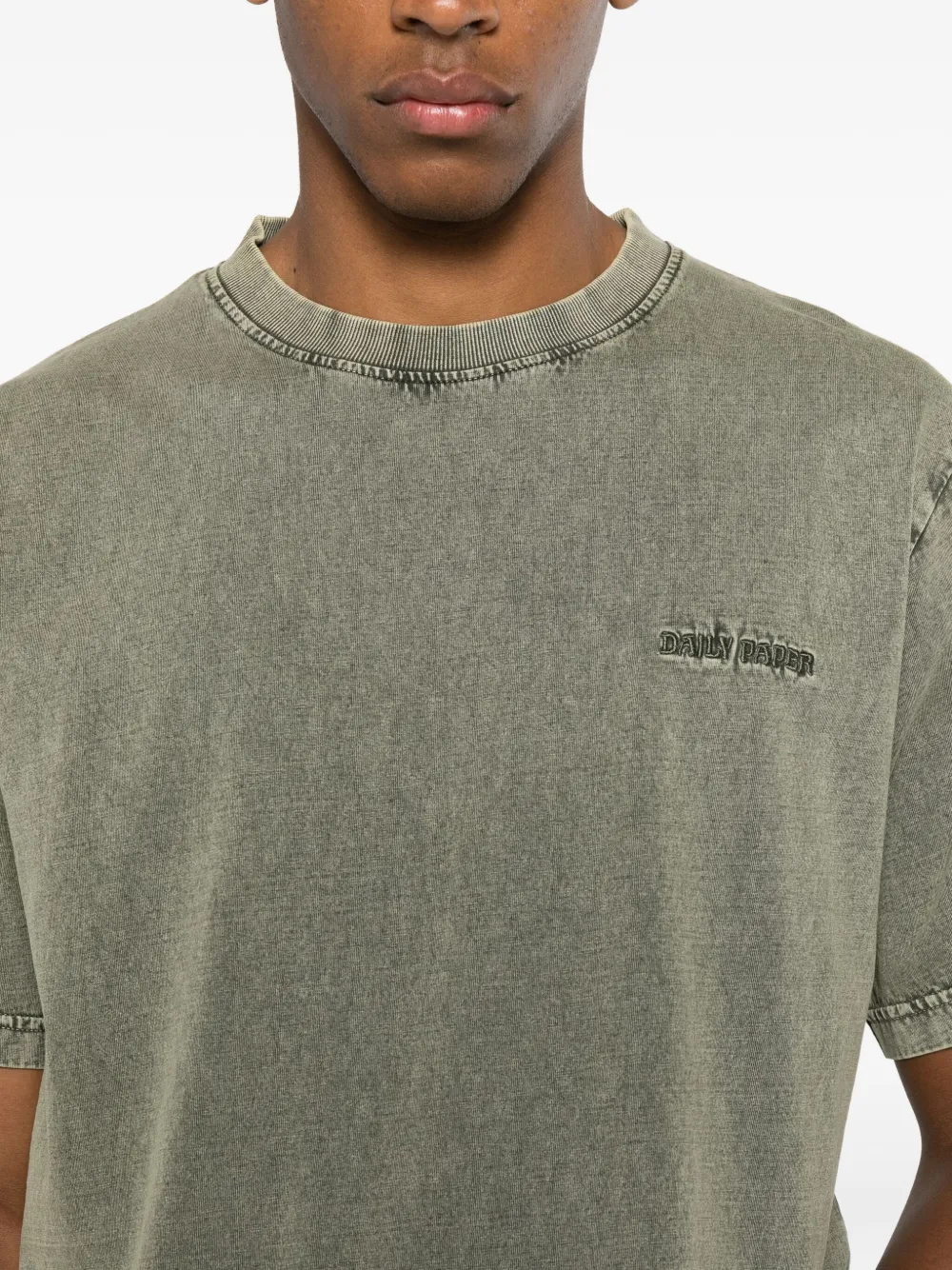 Daily Paper Rosin T-shirt met borduurwerk Groen