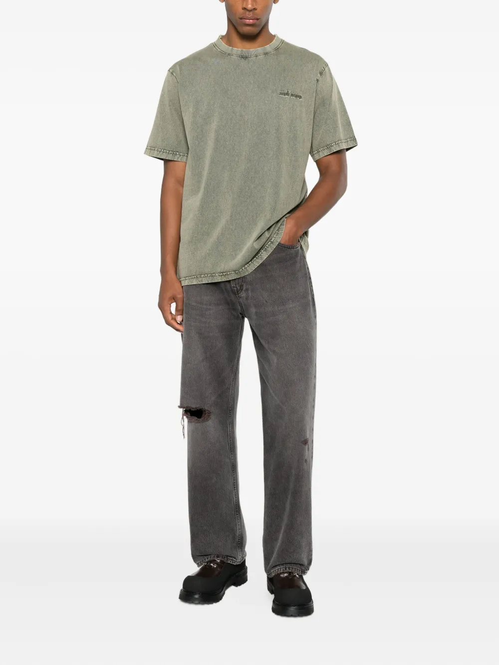 Daily Paper Rosin embroidered T-Shirt - Groen