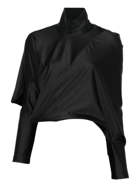 Junya Watanabe asymmetric high-neck top