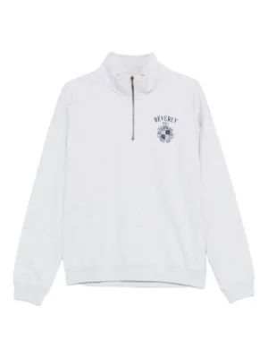 Sporty & Rich ハーフジップ スウェットシャツ | ブルー | FARFETCH JP