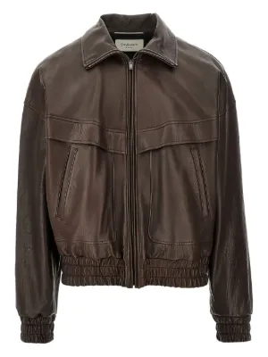 Saint Laurent（サンローラン）メンズ ボンバージャケット - FARFETCH