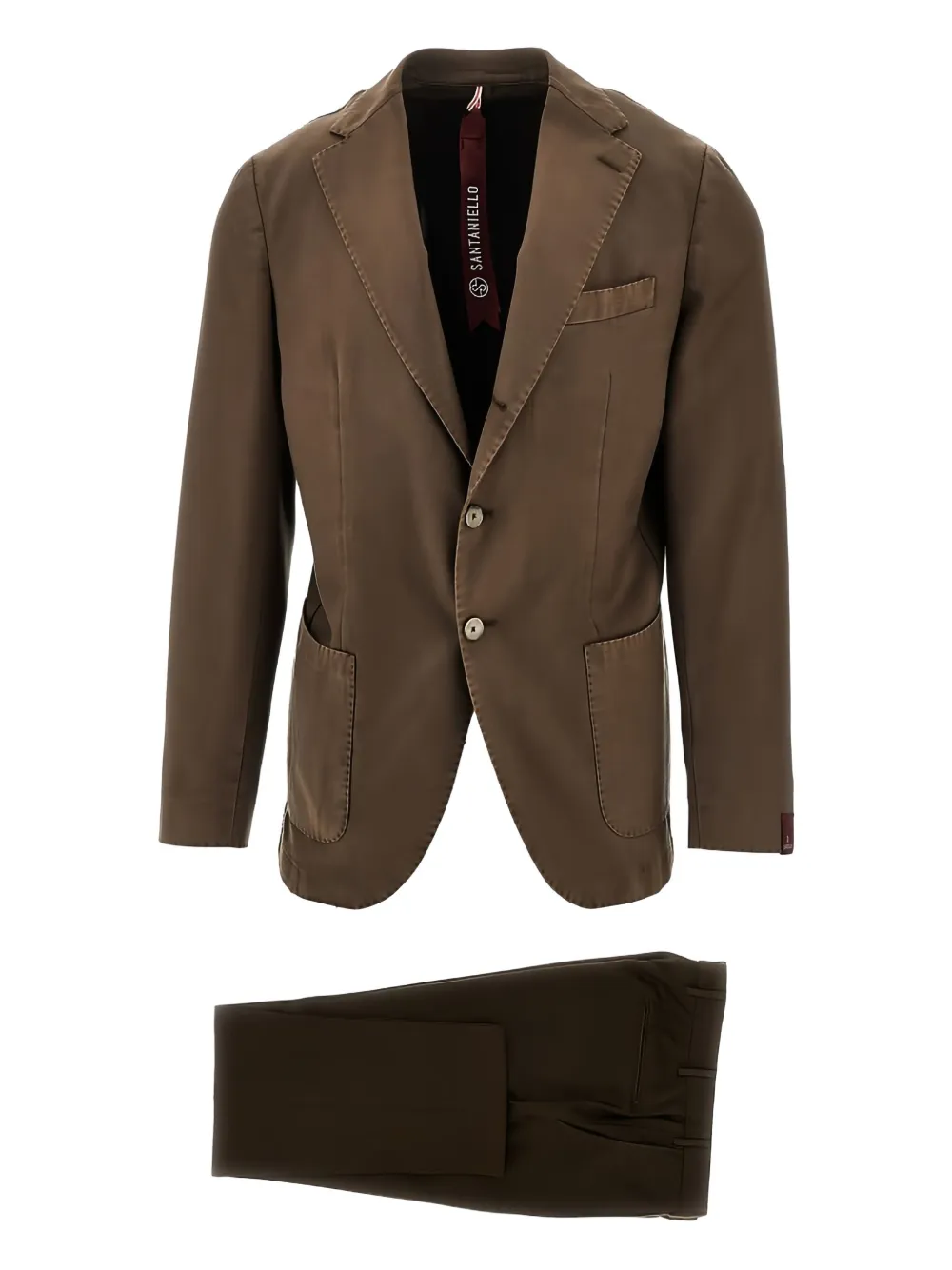 Santaniello tailored wool suit | Brown | Image 1