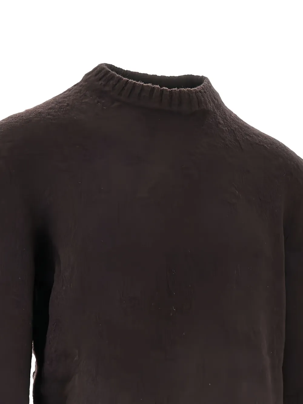 Piacenza Cashmere Wollen trui met opstaande hals - Bruin