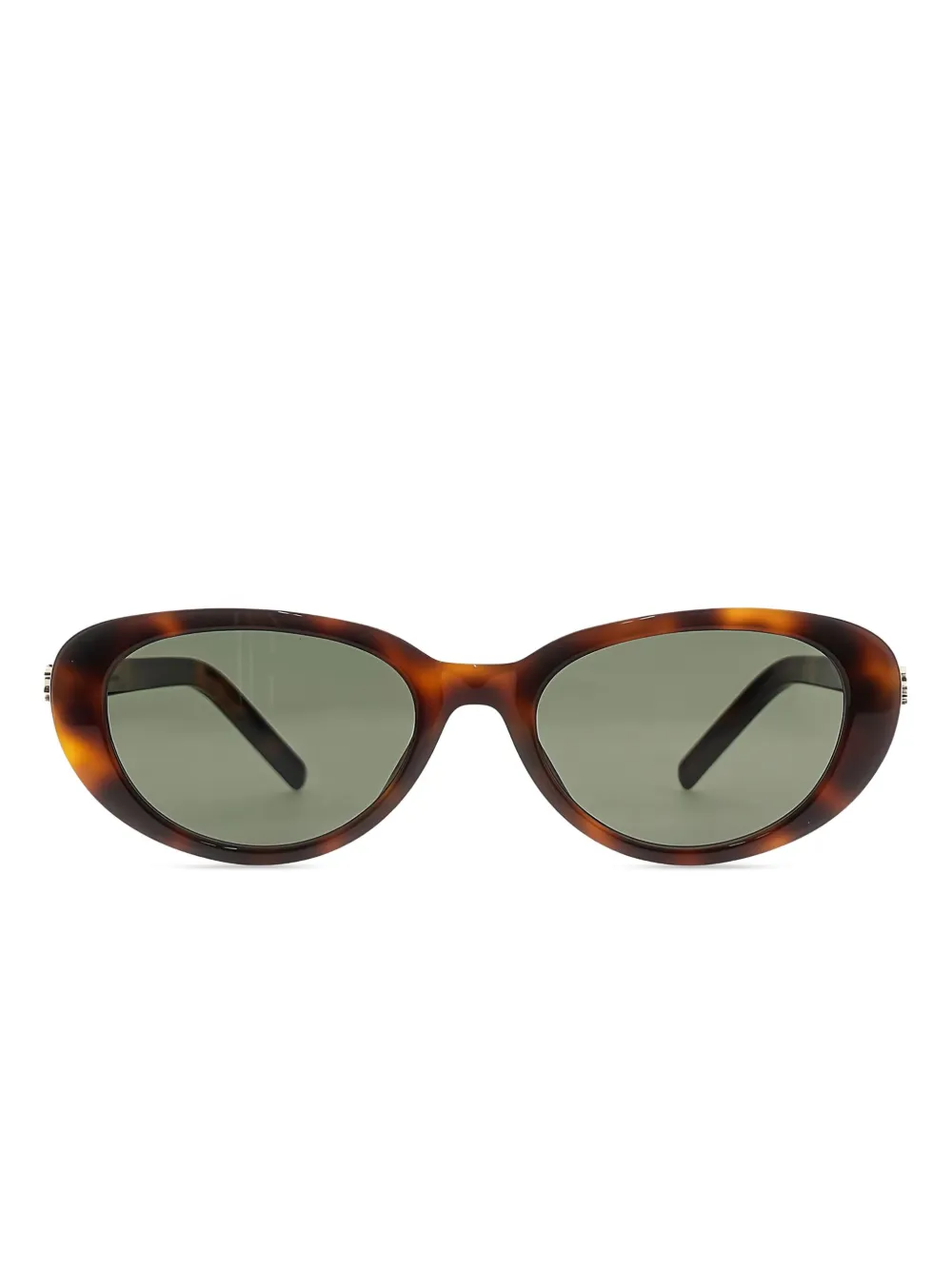Saint Laurent Eyewear Zonnebril met cat-eye montuur Bruin