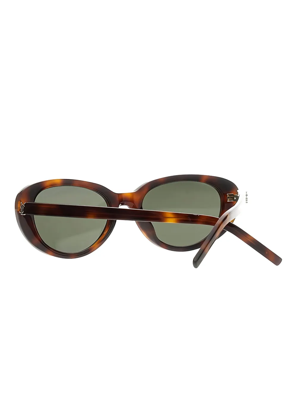 Saint Laurent Eyewear Zonnebril met cat-eye montuur - Bruin
