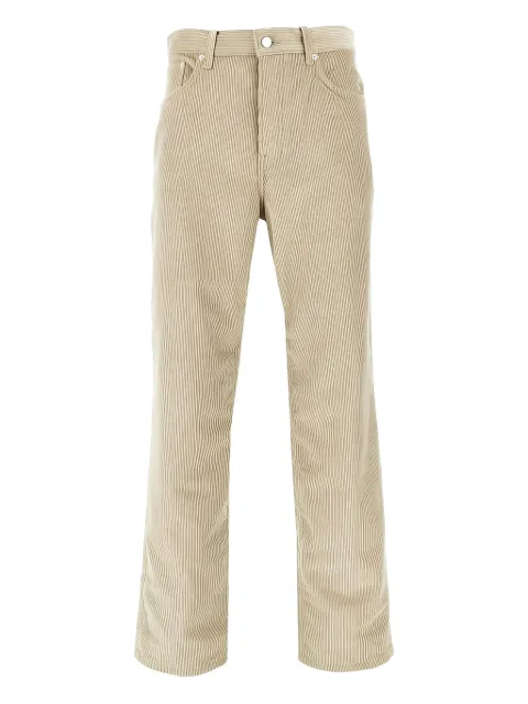 Haikure corduroy-effect trousers