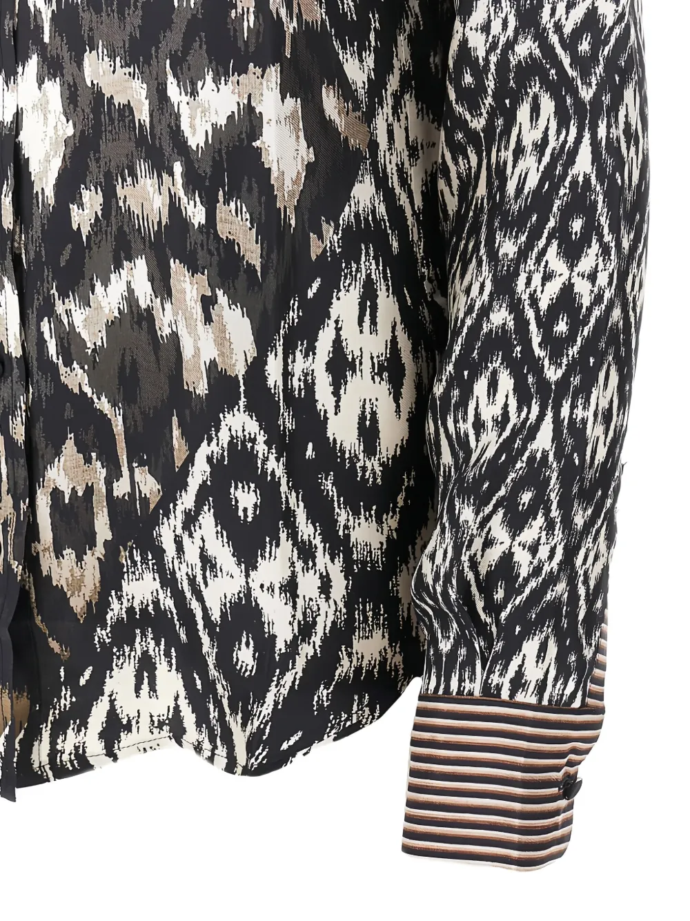 Pierre-Louis Mascia Blouse met patroon - Zwart