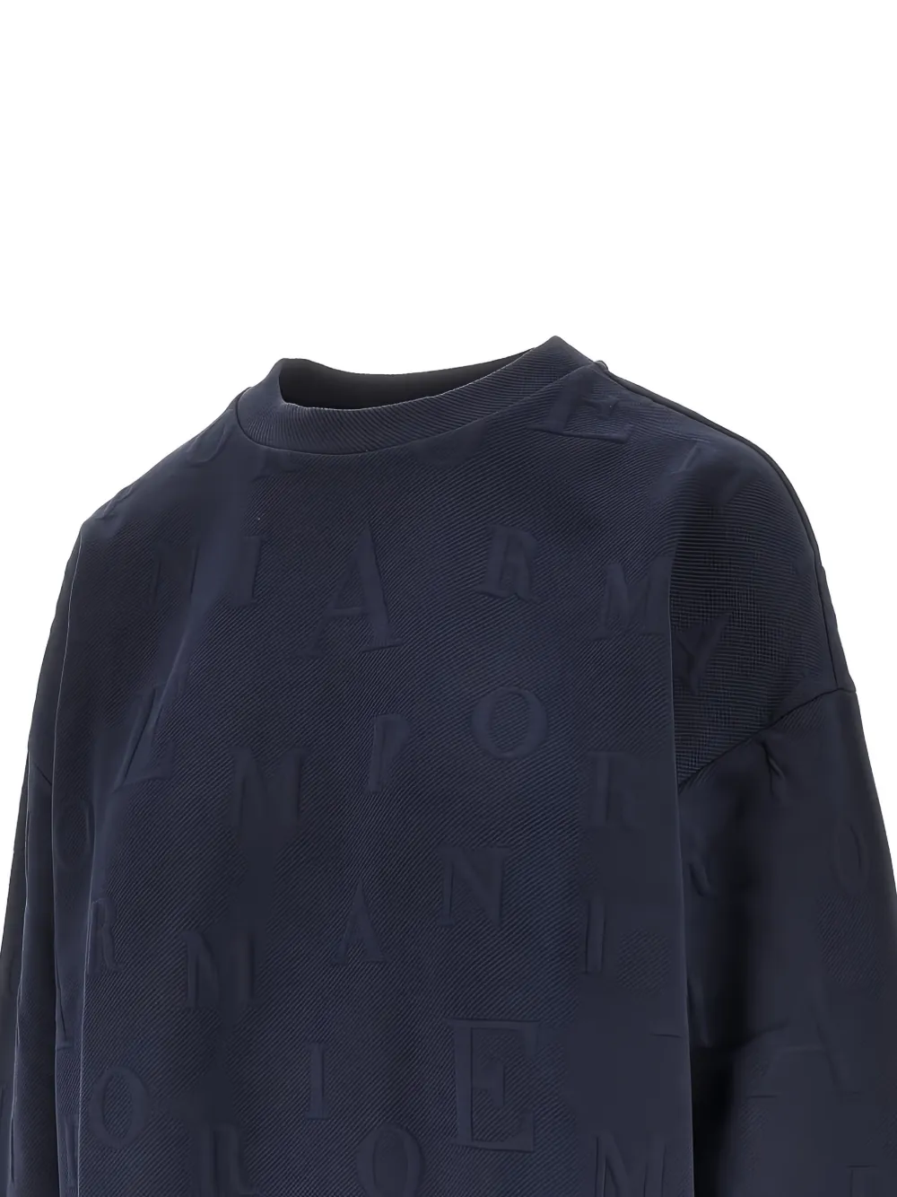 Emporio Armani Sweater met ronde hals Blauw