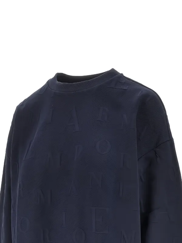 Emporio Armani クルーネック スウェットシャツ | ブルー | FARFETCH JP