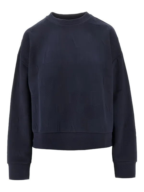 Emporio Armani クルーネック スウェットシャツ | ブルー | FARFETCH JP