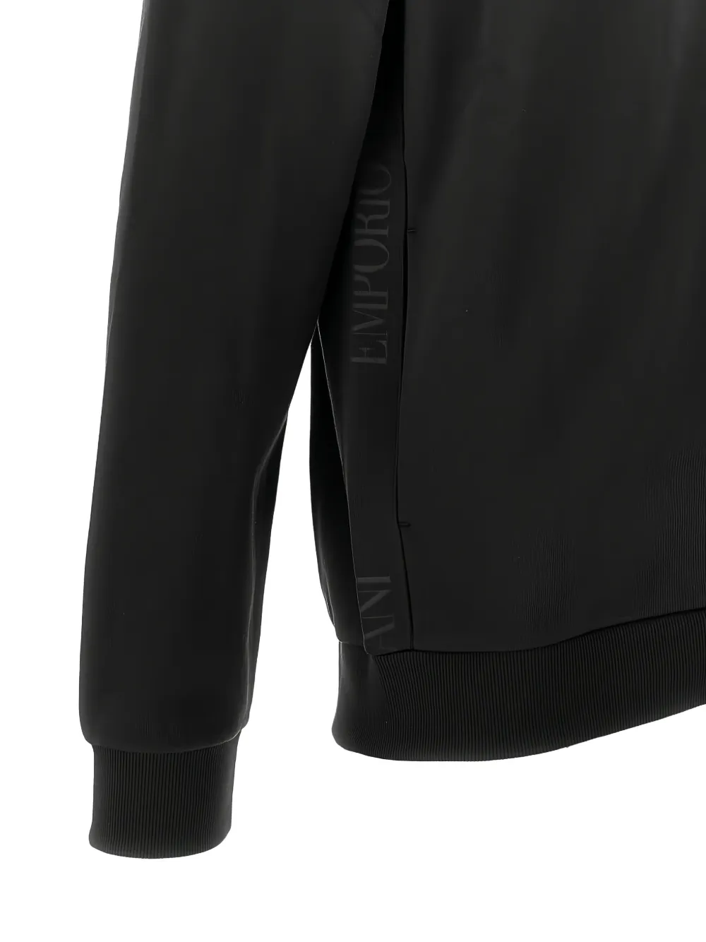 Ea7 Emporio Armani Sweater met logo afwerking - Zwart