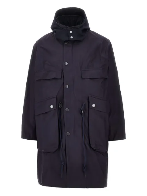 Barbour International x KS Bedale cotton parka coat