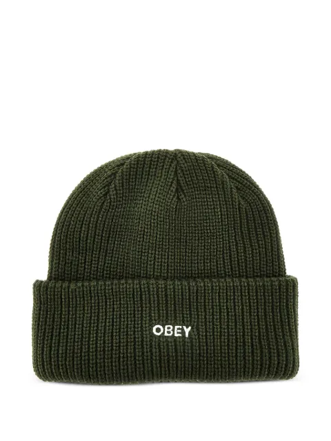 Obey gorro tejido de canalé Future