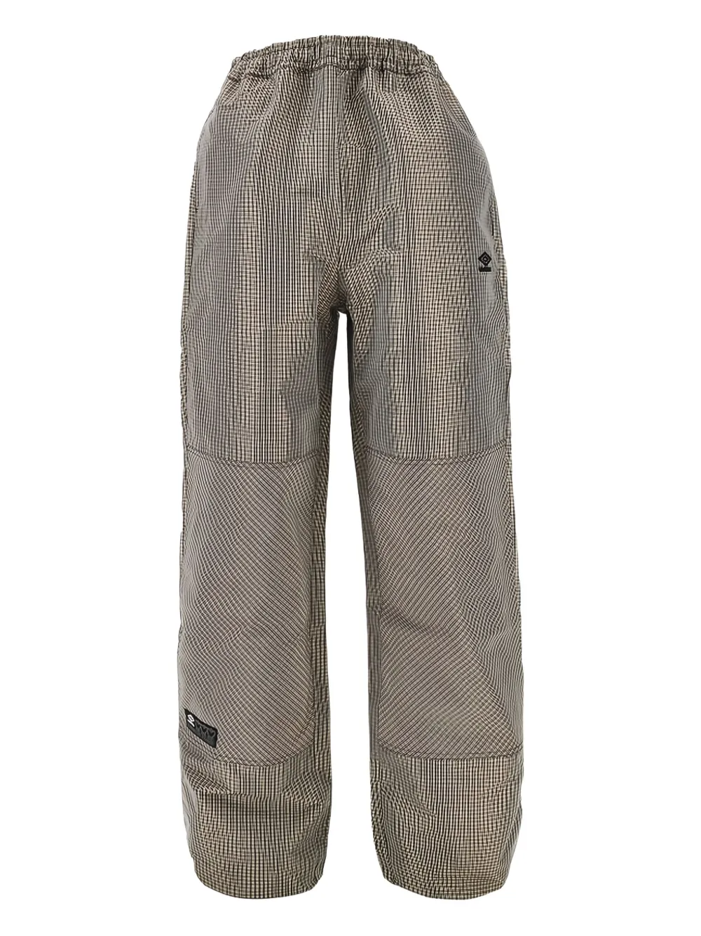 UMBRO x Slam Jam elasticated check trousers | Neutrals | Image 1