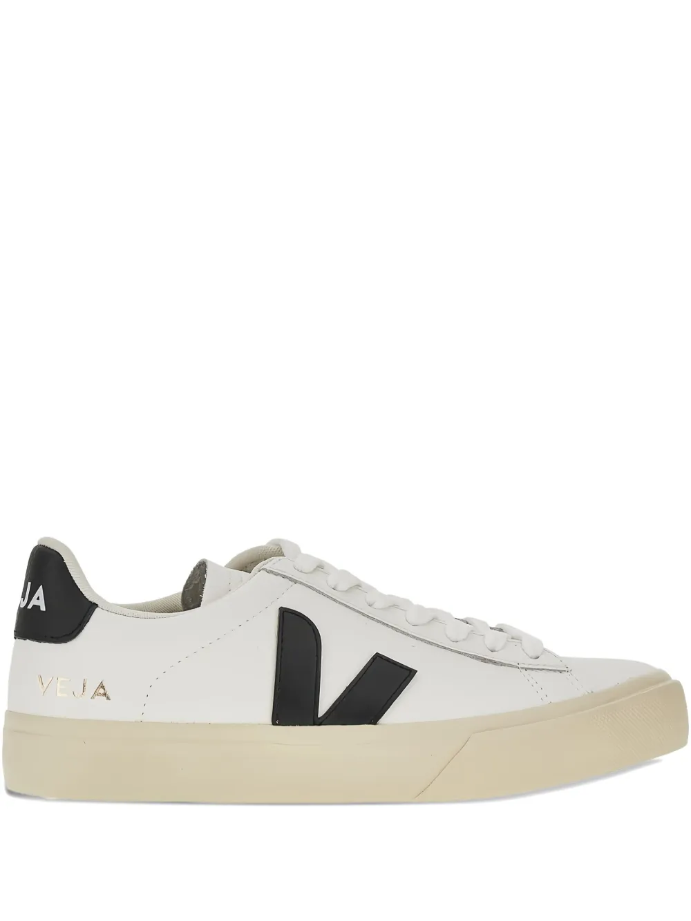 Veja Campo Lace-up Sneakers In White