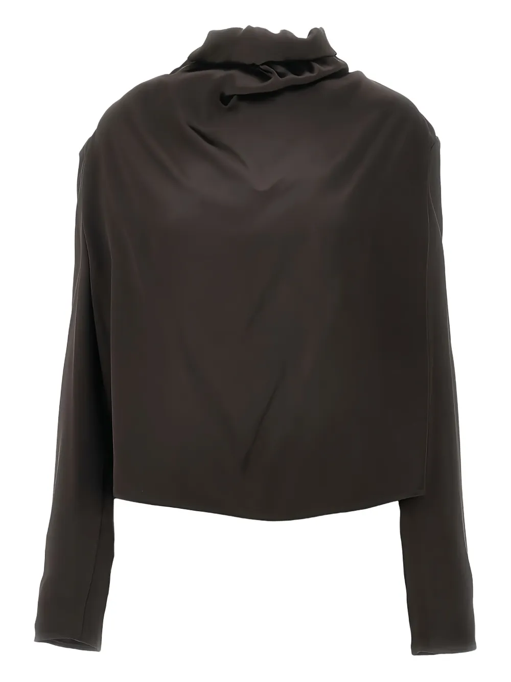 Armarium Ruffled Blouse In Brown