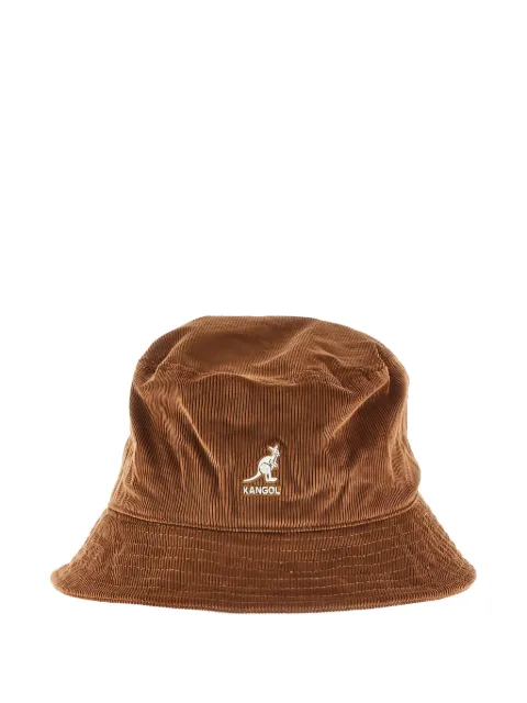 Kangol طاقية باكيت مخملية مضلعة بشعار الماركة