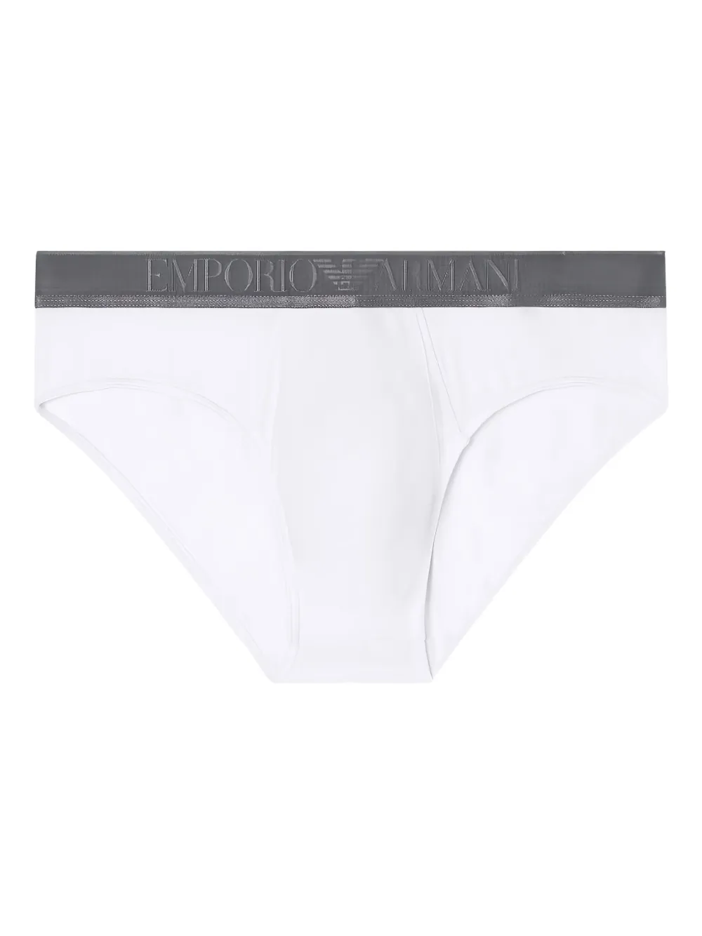 Ea7 Emporio Armani logo-waistband briefs - Bianco