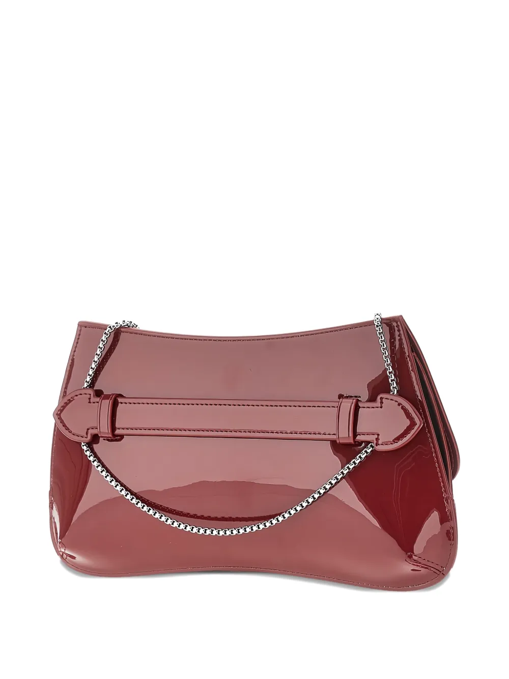 Emporio Armani Clutch met logoplakkaat - Rood
