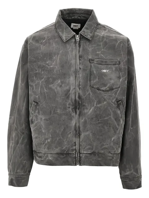 Obey patch-pocket jacket