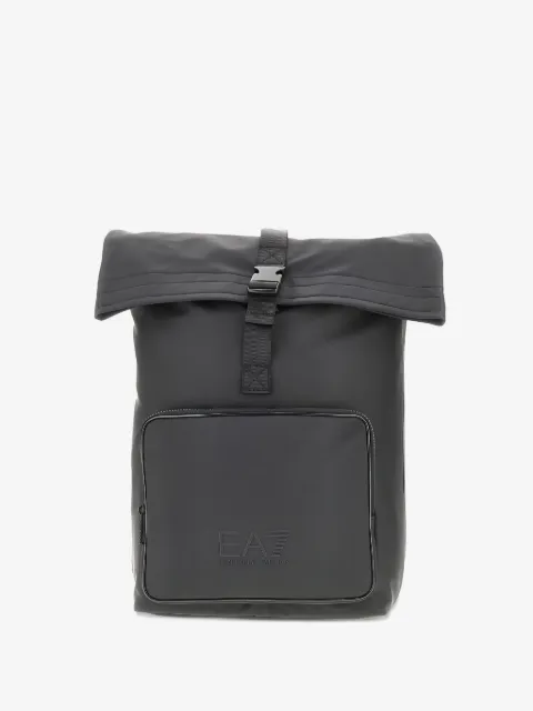 Ea7 Emporio Armani mochila con tope vuelto