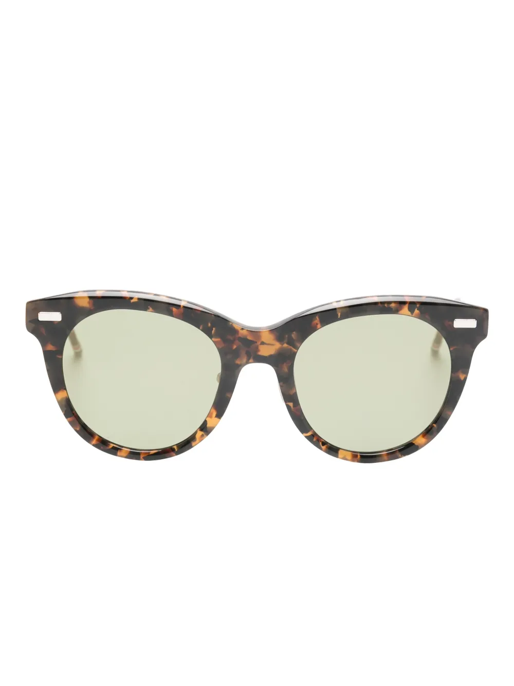 Thom Browne Eyewear geometric sunglasses | Brown | Image 1