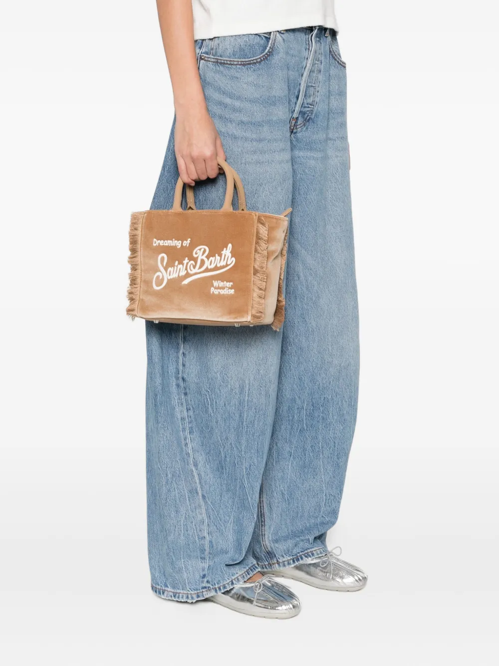 Mc2 Saint Barth Vanity Mini Tote Bag In Neutral