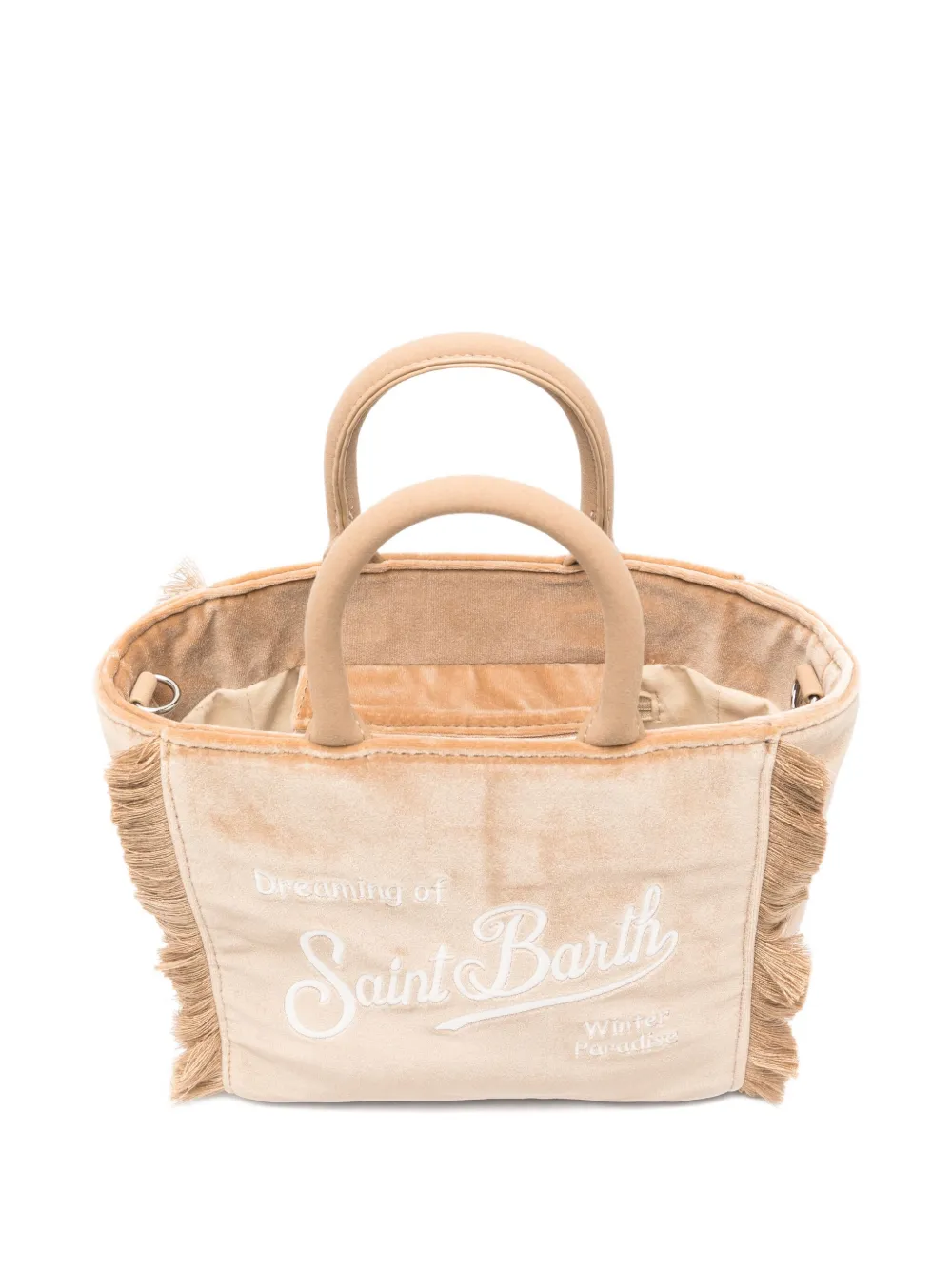 Mc2 Saint Barth Vanity Mini Tote Bag In Neutral