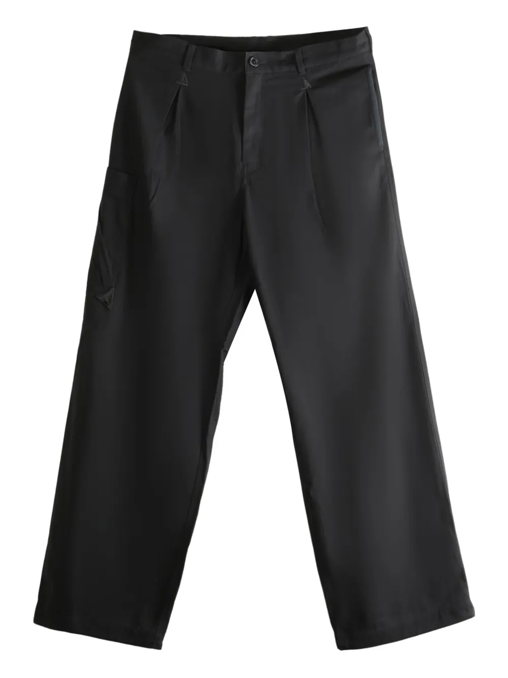 ASICS x Kiko Kostadinov Novalis Mirelioids pleated-pocket trousers - Nero