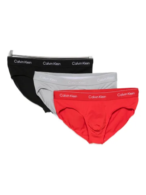 Calvin Klein logo-waistband brifs set