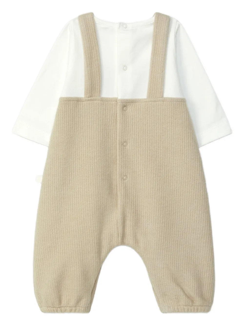LARANJINHA long-sleeve rompers - Beige