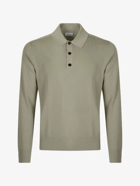 Burberry long-sleeve polo shirt