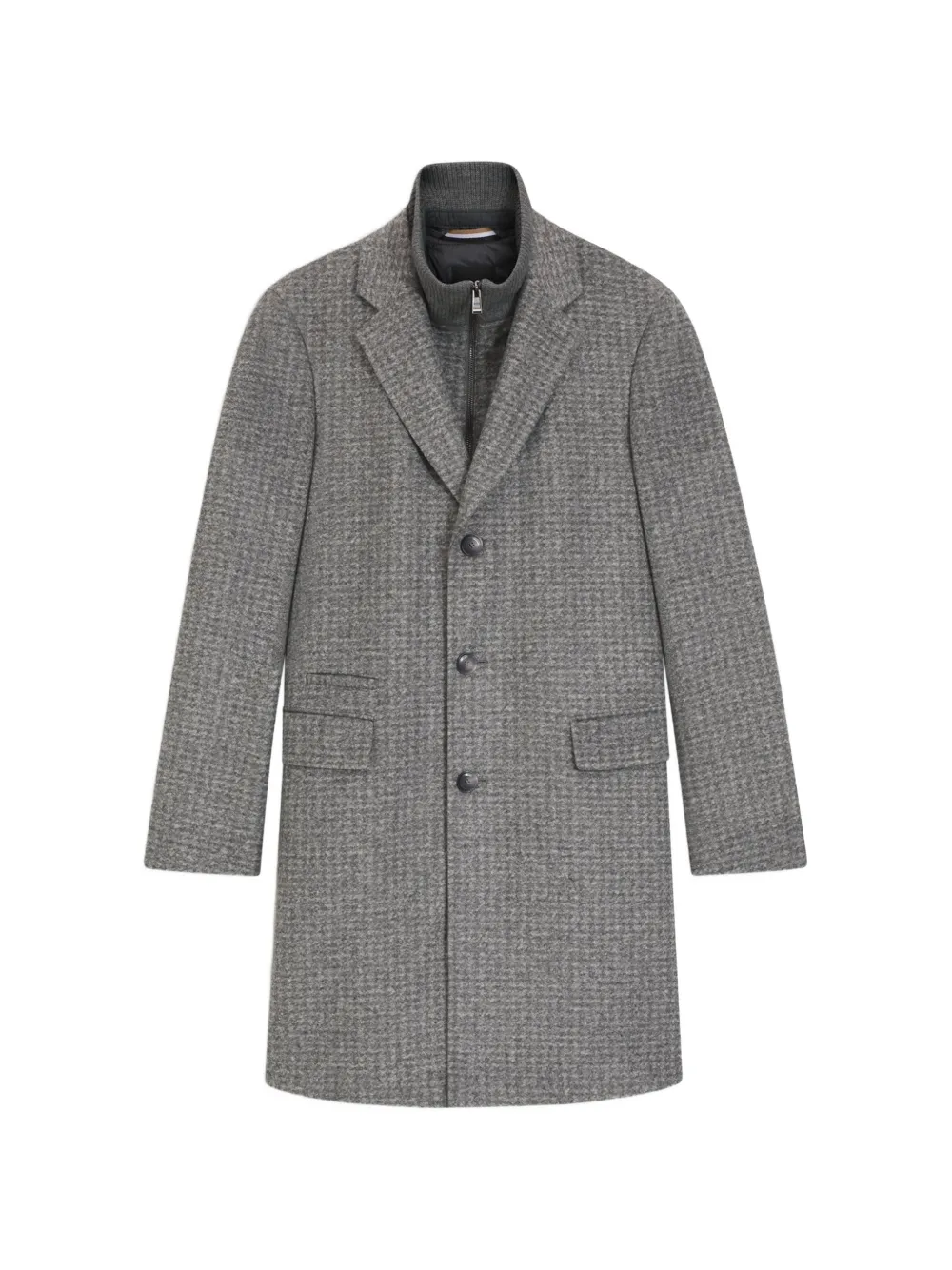 BOSS Cappotto con cintura rimovibile - Grigio
