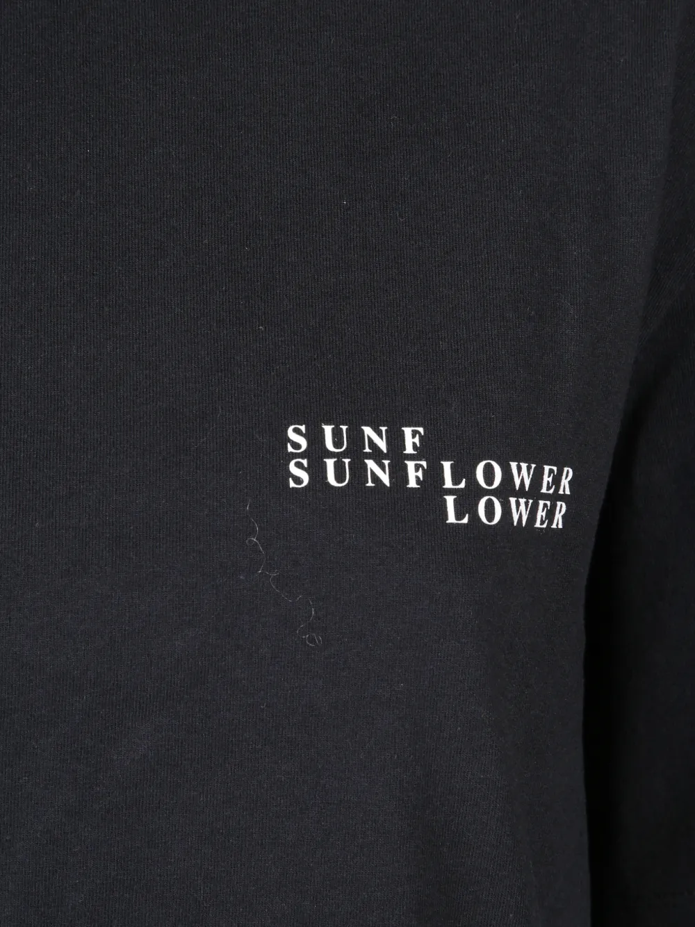 Sunflower T-shirt met logoprint Zwart