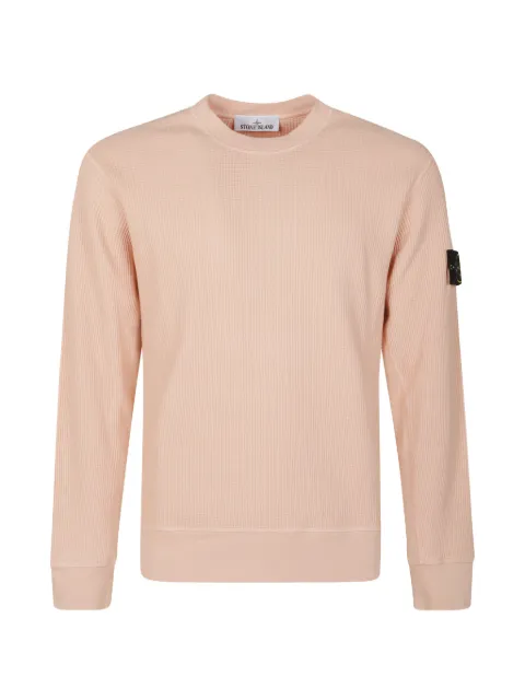 Stone Island sudadera con distintivo del logo