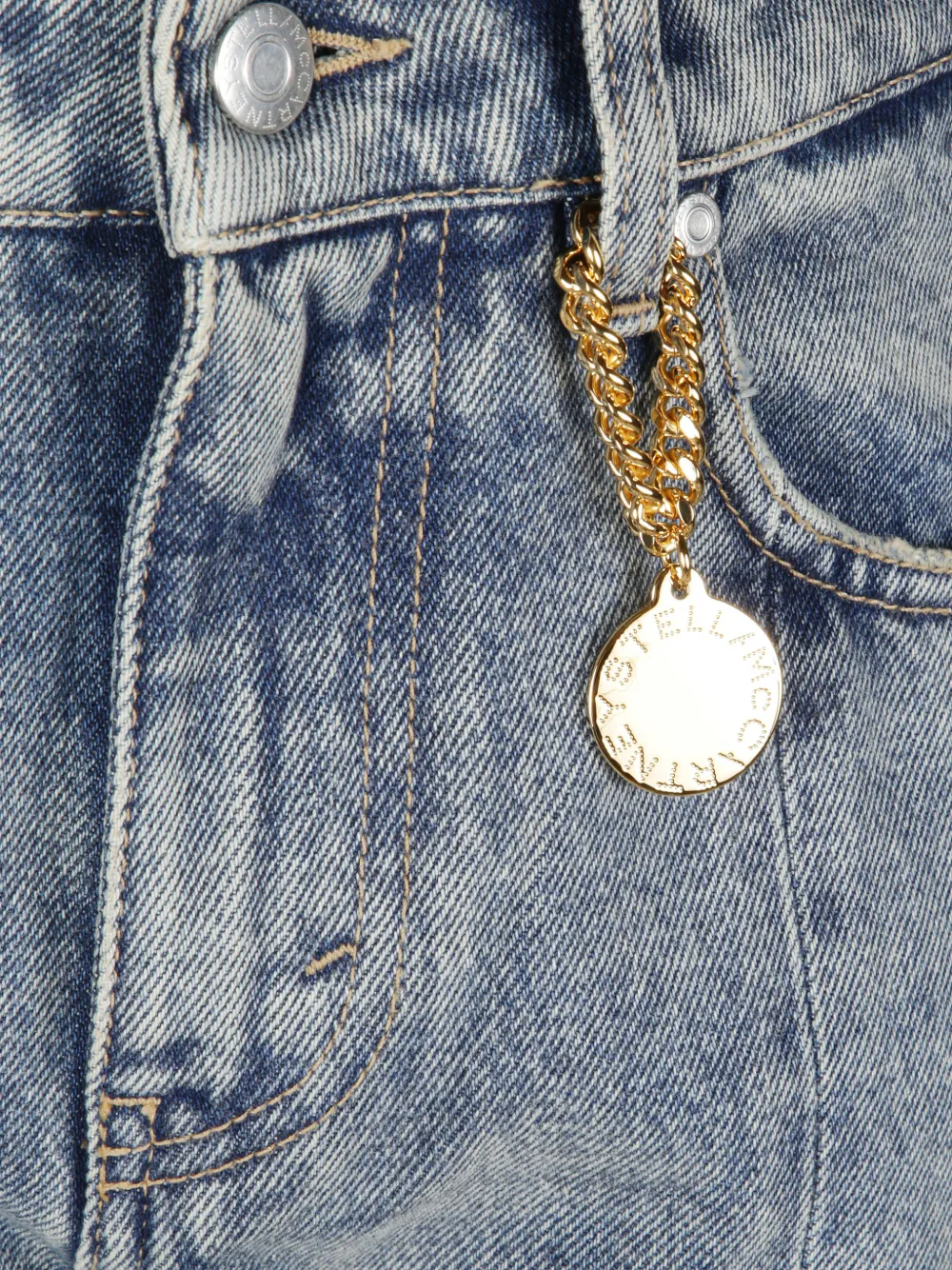  Stella Mccartney Charm-detail Jeans - Blue 