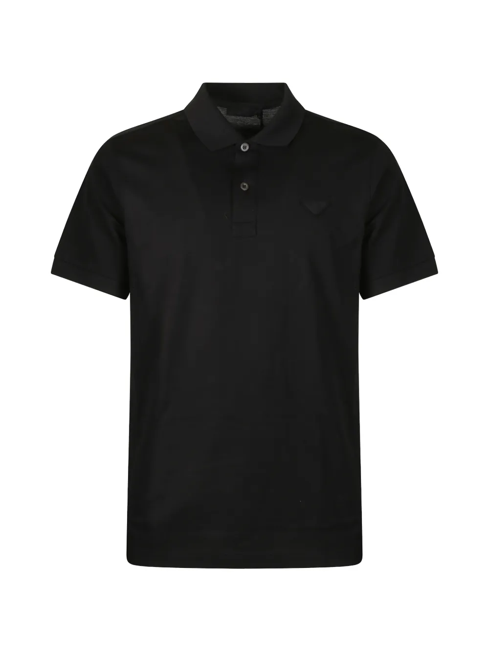 Prada short-sleeve polo shirt – Black