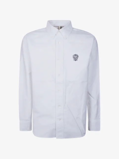 Sunflower buttoned embroidered shirt